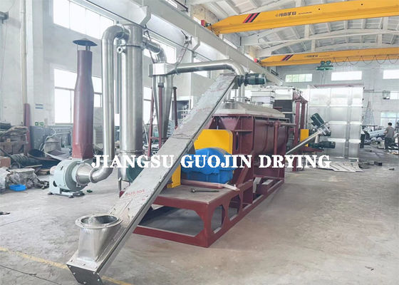 10 kW PLC/knopcontrole Continuous Hollow Paddle Dryer KJG-20