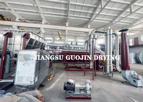 10 kW PLC/knopcontrole Continuous Hollow Paddle Dryer KJG-20