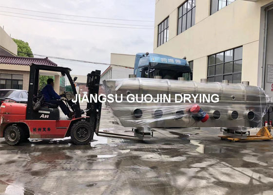 Capaciteit Poeder Granula Zout Fluid Bed Dryer Roestvrij staal VFBD 8x1.8 Lage uitlaatluchttemperatuur