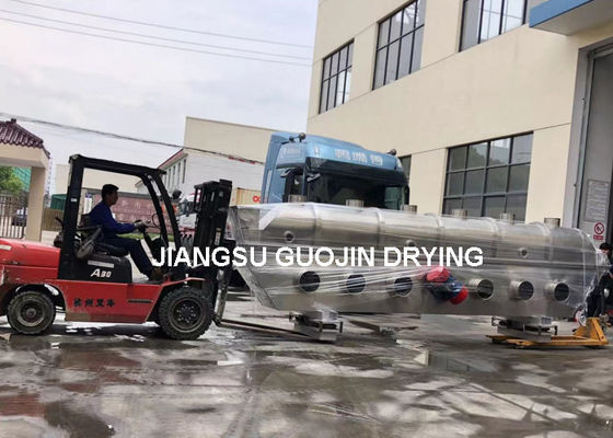 Capaciteit Poeder Granula Zout Fluid Bed Dryer Roestvrij staal VFBD 8x1.8 Lage uitlaatluchttemperatuur