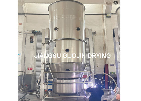 750 kg capaciteit Fluid Bed Granulator met 45 kW ventilatorvermogen voor effectieve granulatie van verschillende materialen