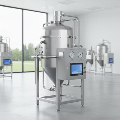 Pharmaceutische atomiseerde droger met inlaattemperatuur 140350 en automatische bediening, ontworpen voor het drogen van oplossingen