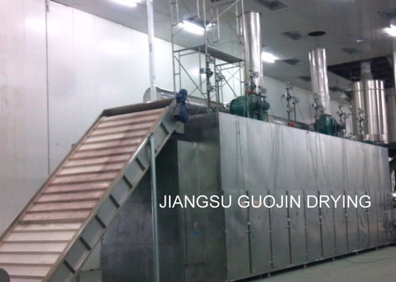 Enige Laag 1.6M Width Conveyor Mesh Belt Dryer For Vegetable
