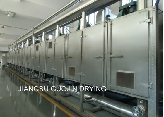 GMP Standaardlevensmiddelentransportband Mesh Belt Dryer For Chili