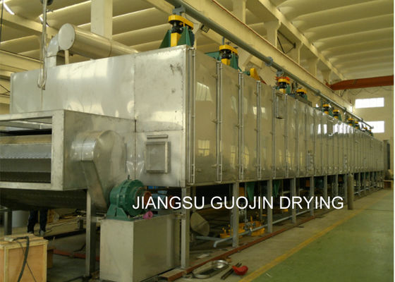 De Verwerking van de Transportbandmesh belt dryer for foodstuff van 5.5KW 25M2