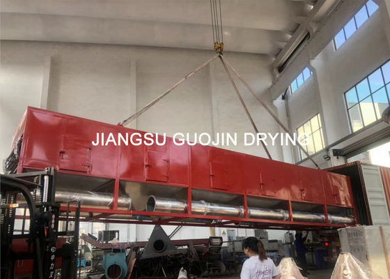 Enige Pastransportband Mesh Belt Dryer 1.6x12M Shipped aan Pakistan