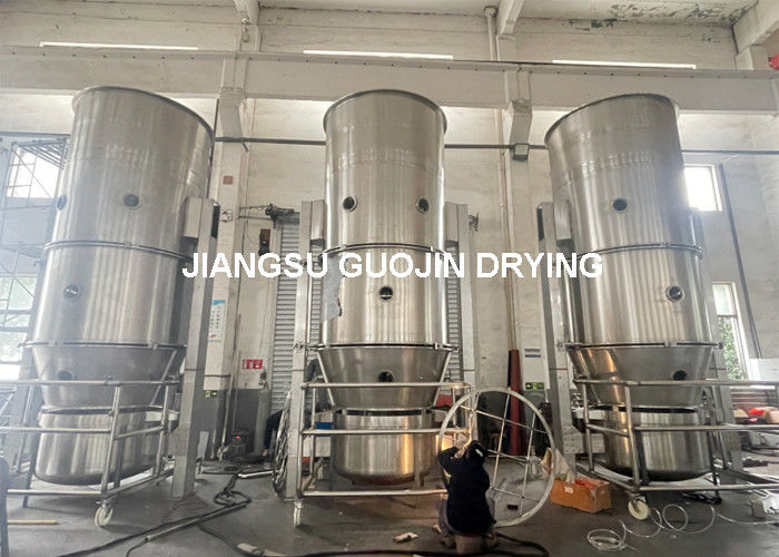 750 kg capaciteit Fluid Bed Granulator met 45 kW ventilatorvermogen voor effectieve granulatie van verschillende materialen