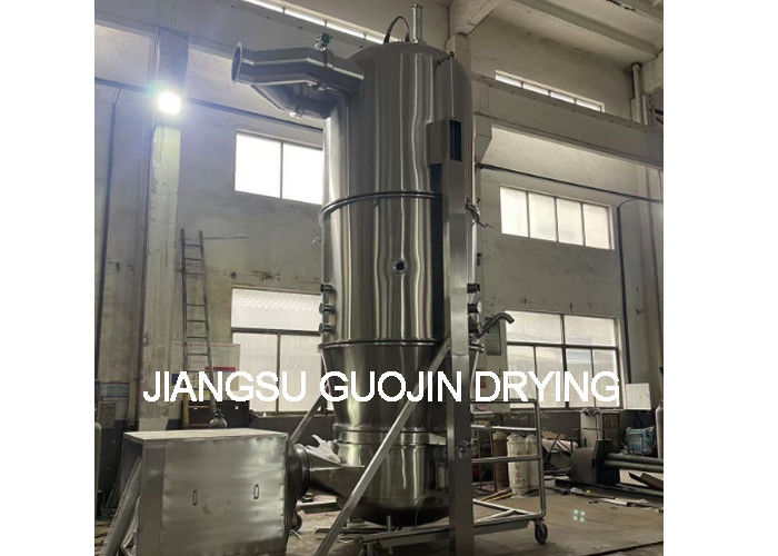 750 kg farmaceutische vloeistofbed granulator 8000m3/h ventilatorcapaciteit 0,3-0,6Mpa stoomdruk