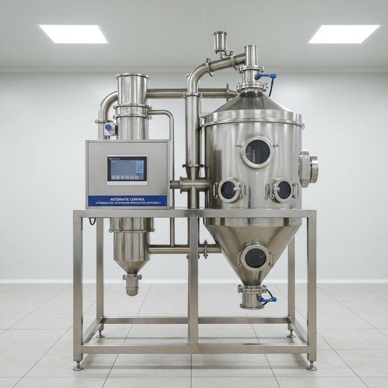Voedselsproeidroger met een inlaattemperatuur van 140-350 en automatische besturing geoptimaliseerd voor continue productie-efficiëntie