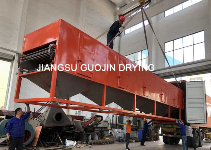 De Machine2x12 Meter van Mesh Belt Hot Air Drying van de tunneltransportband voor Fruitkokosnoot