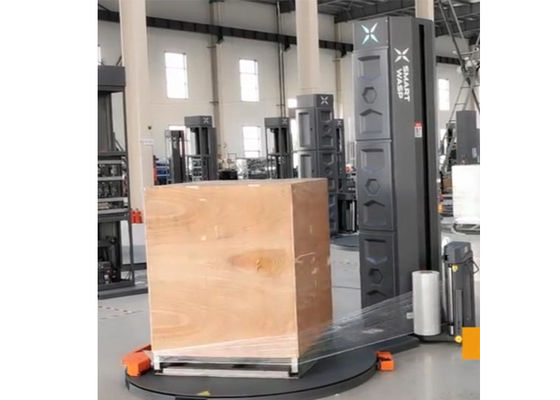 Automatische Pallet Verpakkende Machine met het Systeem van de de Filmafstandsbediening van de Besnoeiingsklem