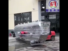 Voedingsmiddelen Continu Vibrerende Vloeistof Bed Droogapparatuur 1.2x9M